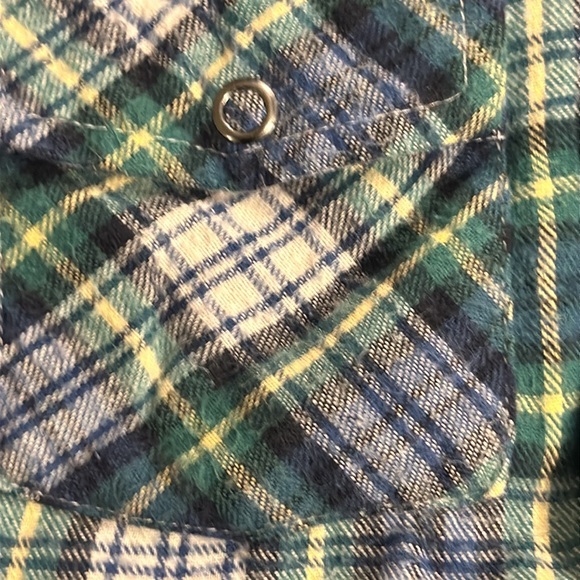 LLBean Little kids Medium Size(5-6) Flannel Hoodie in used like new condition. - Picture 6 of 10